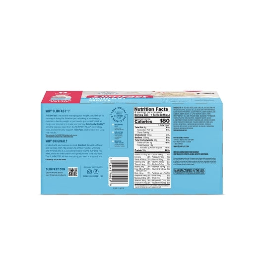 Slimfast Original Ready To Drink French Vanilla Shake-11 fl oz.s-8/Box-3/Case