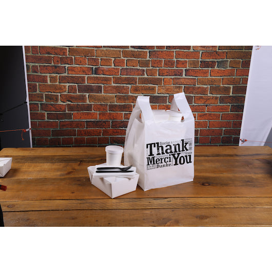 Royal Multilingual Flat Bottom T-Shirt Bag-250 Each-1/Case