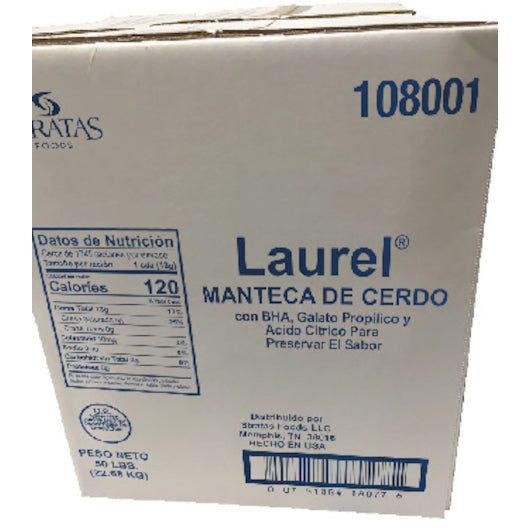 Laurel Lard-50 lb.-1/Case MPN# 108001 LN – Round Eye Supply