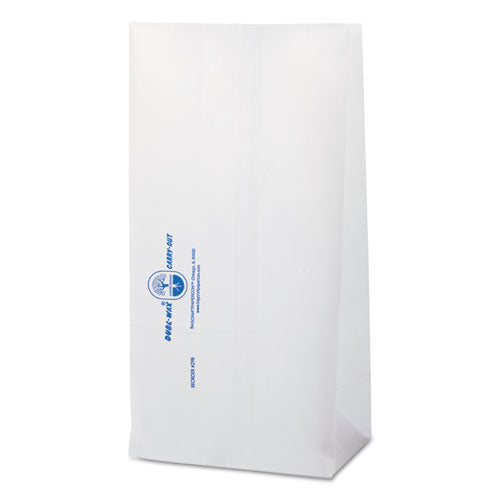 Bagcraft Dubl Wax SOS Bakery Bags, 6.13 x 12.38, White, 1,000/Carton