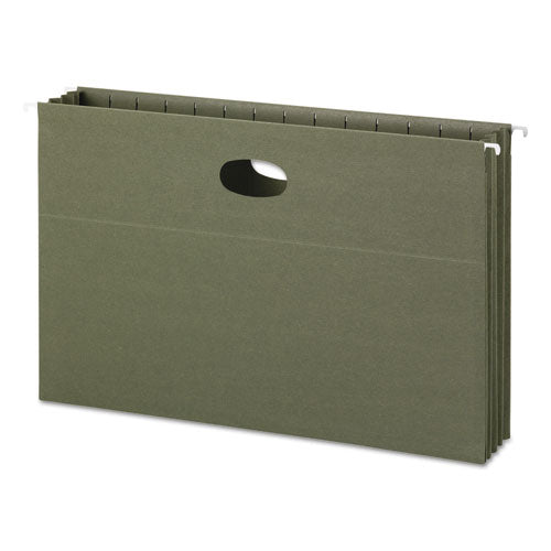 100% Recycled Hanging Pockets with Full-Height Gusset, 1 Section, 3.5