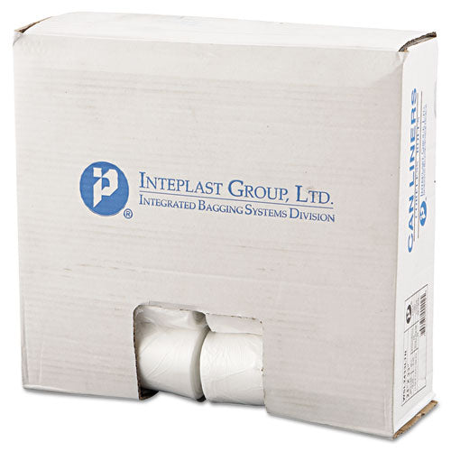 Heritage Low-Density Can Liners, 55 gal, 0.7 mil, 43 x 47, Clear, 100-carton