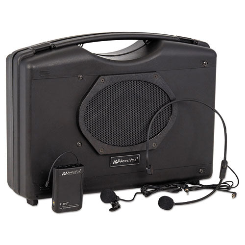 Bluetooth Audio Portable Buddy With Wireless Handsfree Mic, 50 W, Black