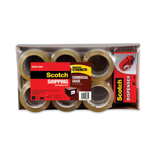 Scotch 3750 Commercial Performance Packaging Tape, 1.88 x