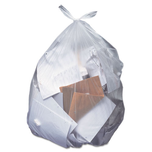 Commercial trash bags 10 gallon 24x24 1.0 mil case of 250 black, linear low  STOT2424B10 Stout