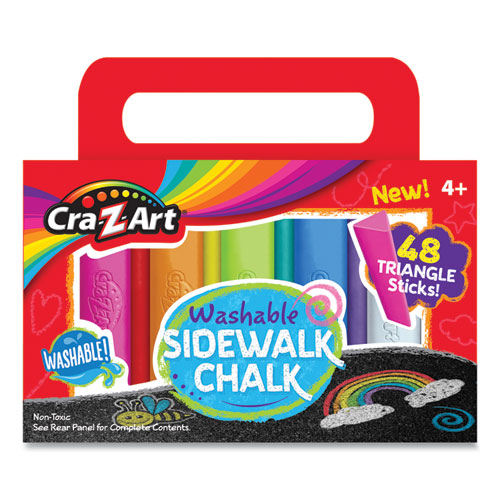 20 SIDEWALK CHALK Sticks BIG 3 1/2x1 Multi Color Drawing Chalkboard Tic  Tac Toe