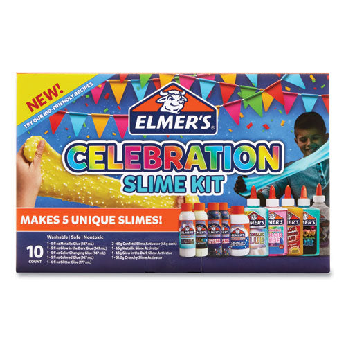 NEW Elmer's Glue Clear 6 5 Oz Bottles Slime WORLDWIDE SHIP