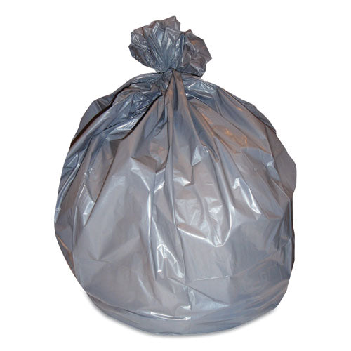 Linear Low-density Can Liners, 65 Gal, 1.5 Mil, 43" X 60", Black, 100/carton