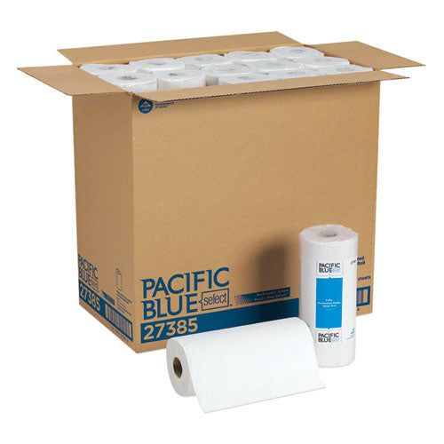 Georgia Pacific Professional Pacific Blue Select Two-ply Perforated Paper Kitchen Roll Towels 2-ply 11x8.8 White 85/roll 30 Rolls/Case
