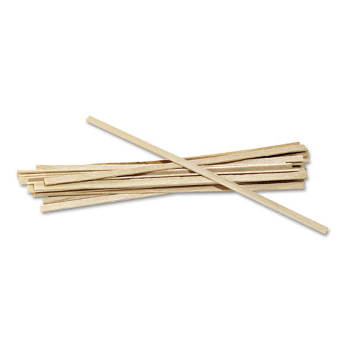 AmerCareRoyal R810 5.5 Wooden Coffee Stirrers - 10000 / Case