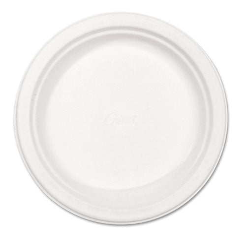 Paper Dinnerware, Plate, 8.75" Dia, White, 500/carton