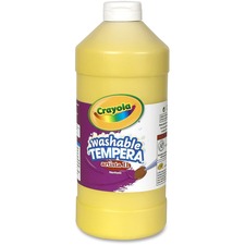 Artista Ii Washable Tempera Paint, Yellow, 32 Oz Bottle