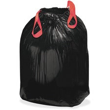 Boardwalk High-Density Trash Bags, 60 gal, 14 microns, 38 x 58, Black, 25  Bags/Roll, 8 Rolls/Carton