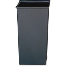 Rubbermaid Commercial 35G Ranger Rigid Liner - 24.50 gal Capacity - 16.25" Width x 28.50" Length x 16.25" Depth - Gray - Plastic - 4/Carton - Waste Disposal