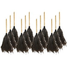 Genuine Joe Feather Duster - 12 / Carton - Brown