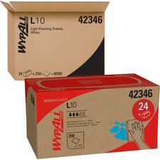 L10 Towels, Pop-up Box, 1-ply, 10.25 X 9, White, 250/box, 24 Boxes/carton