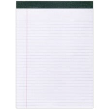 Recycled Legal Pad, Wide/legal Rule, 40 White 8.5 X 11 Sheets, Dozen