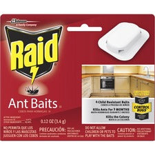 Raid Ant Baits - Ants - Clear - 4 / Pack