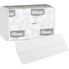 Kleenex C-fold Paper Towels 1-ply 10.13x13.15 White 150/pack 16 Packs/Case