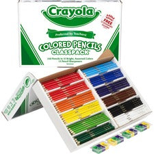 Color Pencil Classpack Set, 3.3 Mm, 2b (#1), Assorted Lead/barrel Colors, 240/box