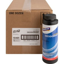 Genuine Joe Deodorizing Powdered Absorbent - Powder - 24 oz (1.50 lb) - 12 / Carton - Light Brown