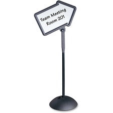 WriteWay Double-Sided Magnetic Dry Erase Standing Message Sign, Arrow, 64.25