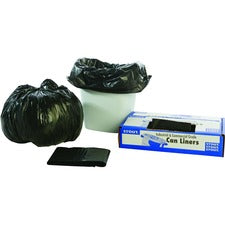 Commercial trash bags 10 gallon 24x24 1.0 mil case of 250