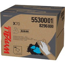 X70 Cloths, 12.5 X 16.8, White 200/carton