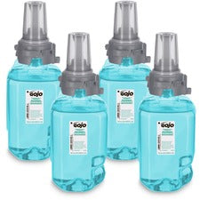 Gojo&reg; ADX-7 Dispenser Refill Botanical Foam Soap - Botanical Scent - 23.7 fl oz (700 mL) - Pump Bottle Dispenser - Skin, Hand - Green - Rich Lather, Eco-friendly - 4 / Carton