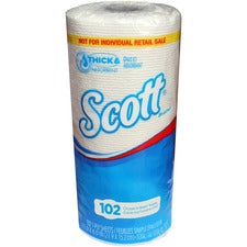 Choose-a-sheet Mega Kitchen Roll Paper Towels, 1-ply, 4.8 X 11, White, 102/roll, 24/carton