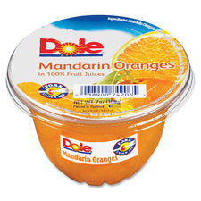Dole Mandarin Oranges Fruit Cups - Mandarin Orange - 5 lb - 12 / Carton