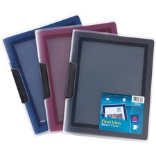 Avery® Flexi-View Letter Report Cover - 8 1/2" x 11" - 25 Sheet Capacity - Polypropylene - Assorted - 24 / Box