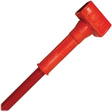 Tymsaver II Plastic Mop Handle - Orange - Fiberglass, Plastic - 12 / Carton