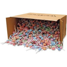 Dum Dum Pops Original Candy - Blue Raspberry, Butterscotch, Watermelon, Sour Apple, Grape, Strawberry, Cherry, Orange, Mango, Cotton Candy, Cream Soda, ... - Gluten-free - 30 lb - 1 / Carton