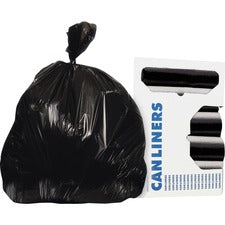 Commercial trash bags 10 gallon 24x24 1.0 mil case of 250