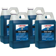 Betco Deep Blue Glass Cleaner - Concentrate Liquid - 67.6 fl oz (2.1 quart) - 4 / Carton - Blue