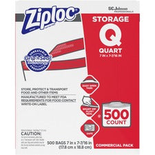 Ziploc Commercial Resealable Freezer Bag Zipper 2gal 13 x 15 1/2