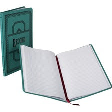 Account Record Book, Record-style Rule, Blue Cover, 11.75 X 7.25 Sheets, 150 Sheets/book