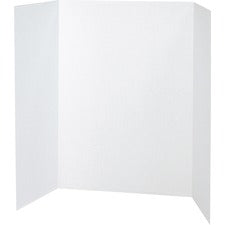 Pacon Presentation Boards - 28" Height x 40" Width - White Surface - 8 / Carton