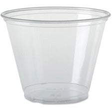 Solo 7oz Clear Plastic Cups - 20 / Carton - Clear - Plastic