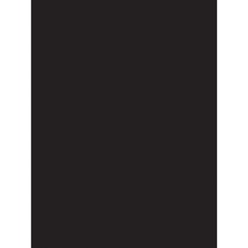 Sunworks Construction Paper, 50 Lb Text Weight, 18 X 24, Black, 50/pack
