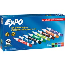 Low-Odor Dry Erase Marker Office Value Pack, Extra-Fine Bullet Tip, Black,  36/Pack - Reliable Paper