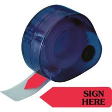 Redi-Tag Sign Here Dispenser Page Flags, Printed Arrows, 9/16 X 2