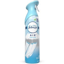 Febreze Air Freshener Spray - Spray - 8.5 fl oz (0.3 quart) - Linen & Sky - 6 / Carton - Odor Neutralizer, VOC-free
