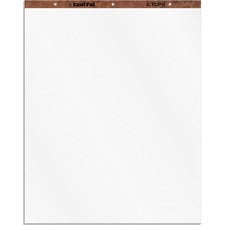 Vertical-Orientation Self-Stick Easel Pad Value Pack, Quadrille Rule (1  sq/in), 25 x 30, White, 30 Sheets, 4/Carton