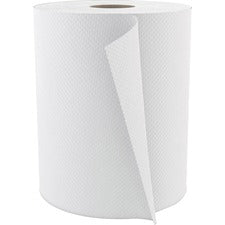 Cascades PRO Select Roll Paper Towel - 1 Ply - 7.80" X 600 Ft - White - Paper - Absorbent - For Hand, Education, Industry, Food Service - 12 / Carton