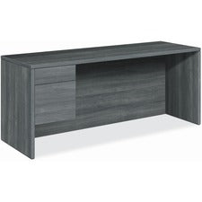 HON 10500 H10546L Pedestal Credenza - 72" x 24" x 29.5" - 2 x Box, File Drawer(s)Left Side - Finish: Sterling Ash