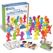 Learning Resources All About Me Feelings Activity Set - Theme/Subject: Fun - Skill Learning: Social Emotional Learning (SEL), Counting, Color, Pattern, Sorting, Matching - 36 Pieces - 3-7 Year - 1 Each