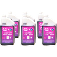 RMC Enviro Care Glass Cleaner - Concentrate Liquid - 32 fl oz (1 quart) - 6 / Carton - Purple