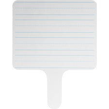 Flipside Dry Erase Paddle Class Pack - 7.8" (0.6 ft) Width x 10" (0.8 ft) Height - White Surface - Paddle - 24 / Pack